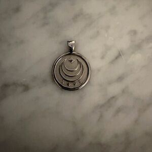 Lunar Love Silver Pendant Necklace